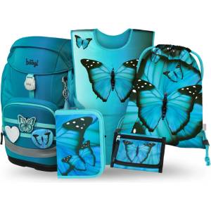 Baagl SET 5 Airy Plus Butterfly: раница, пенал, торба, престилка, портмоне BAAGL | Sin | Момчешки | UNI
