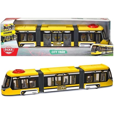 Градски трамвай играчка Siemens City Tram, жълт, Dickie Toys 203747016GK1 (203747016GK1)