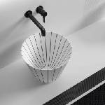 Rune MonBlari 36 cm matt white/black (S-A0821)