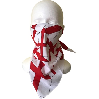Lung Dragon England Sv. Jiří nano bandana šátek s vyměnitelným filtrem z českého nanovlákna