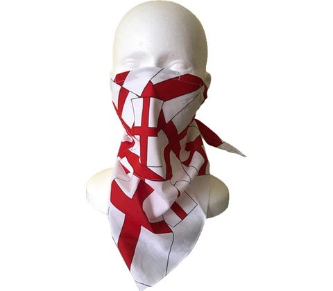 Lung Dragon England Sv. Jiří nano bandana šátek s vyměnitelným filtrem z českého nanovlákna