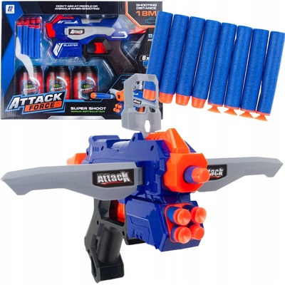 PISTOLE NERF SE SADOU NÁBOJŮ RAKETOMET ŠIPEK
