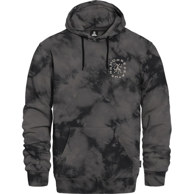 Horsefeathers Суитшърт Instinct - tie dye Horsefeathers | Siv | МЪЖЕ | L