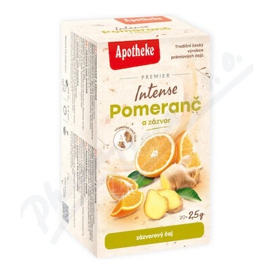 Apotheke Premier Intense Pomer.zázvor čaj 20 x 2,5 g