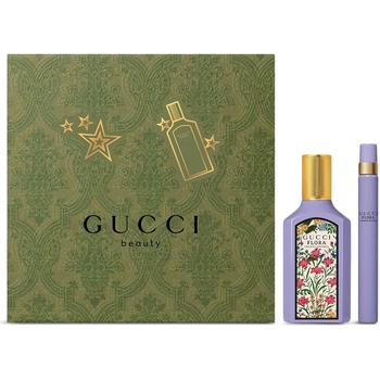 Gucci Flora Gorgeous Magnolia Подаръчен комплект, Парфюмна вода 50ml + Парфюмна вода 10ml, Жени