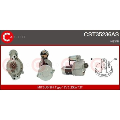 Štartér CASCO Brand New HQ CST35236AS