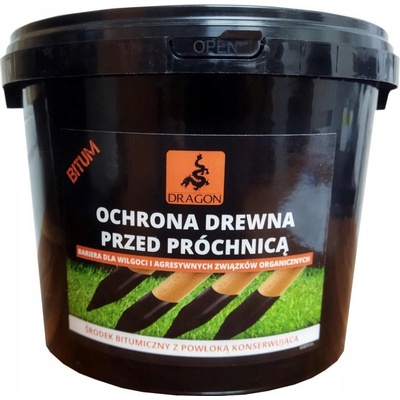 Dragon ochrana dřeva proti hnilobě - bitumen 3L - černá