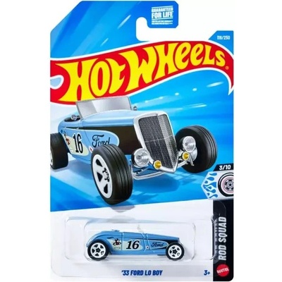 Mattel Количка Hot Wheels - Ford Lo Boy 33 (JJJ76)