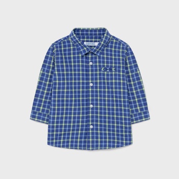 Image 1 of MAYORAL Карирана риза в синьо за бебе момче Майорал