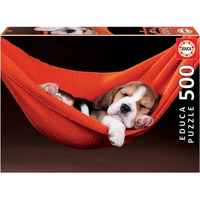 Educa - Puzzle Sleeping in a hammock - 500 piese