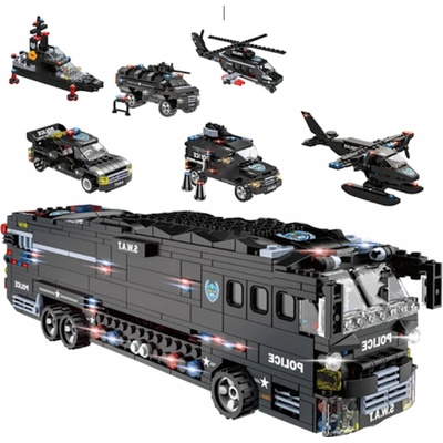 Lebula policejní auto 6v1 1014 ks