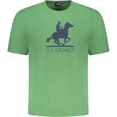 U. s. grand polo Тениска с къс ръкав за мъже us grand polo, Размер xl, Цвят Зелен (au02646_ve13verd)