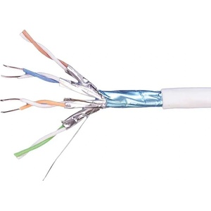 Conneu категория 6a, 4 двойки, екраниран F-FTP, LSZH, 0.56Cu, (500 м) (4-1441301-500)