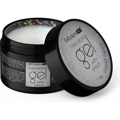 Excellent Pro stavební Thixotropní gel s efektem Sweet Hexa 15 g