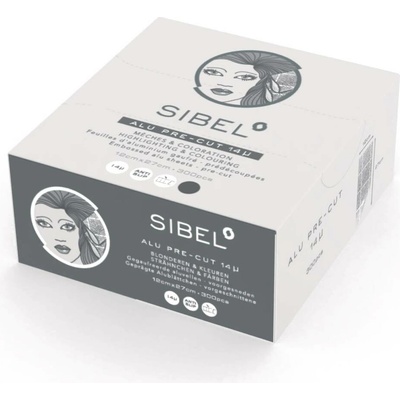 Sibel ALU fólie na melír 27 x 12 cm 14 mikro 300 ks - černé