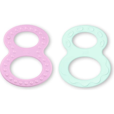 Nuk Комплект чесалки nuk - Розова и зелена, 2 броя (10256455)