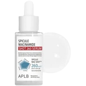 APLB Spicule Niacinamide Shot 260 Serum - Изсветляващ серум с спикули и ниацинамид 40мл