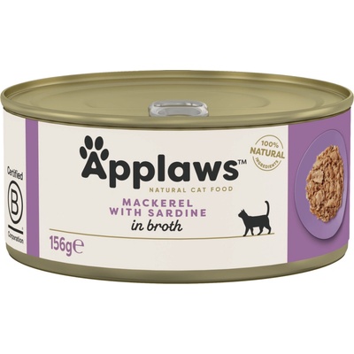 Applaws Cat Tin Mackerel with Sardine 156 g