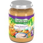 Bebelan Млечна каша Bebelan Puree - Ябълки, банан и манго с овесени ядки, 190 g (4404) - ozone