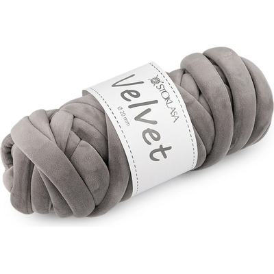 Příze Marshmallow silná Velvet 500 g Varianta: 18 (043) šedá střední, Balení: 1 ks 57859/147361/282438