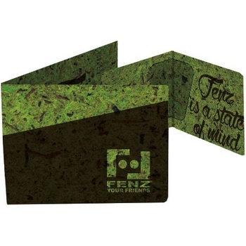 Fenz Zelená papírová peněženka PCW Muschio Zelená