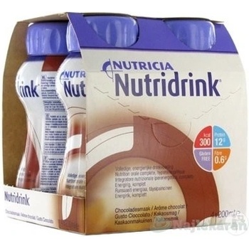 Nutridrink s čokoládovou príchuťou 4 x 200 ml