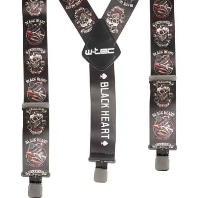 W-Tec Black Heart Suspenders Warhawk