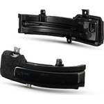  Диодни мигачи за странични огледала за Mitsubishi ASX, L200 (2005+), Pajero, Pajero Sport (2008+), Outlander (2012+) - опушени с бягащ мигач (SB037D)