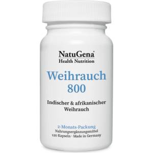 NatuGena Weihrauch 800, 120 капсули, NatuGena (571339 (2018133) NTG)