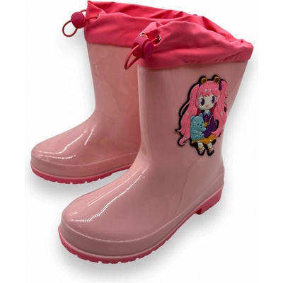 Fashion dívčí holínky růžové