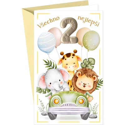 ARGUS Dětské blahopřání k 2. narozeninám 17-6044c2