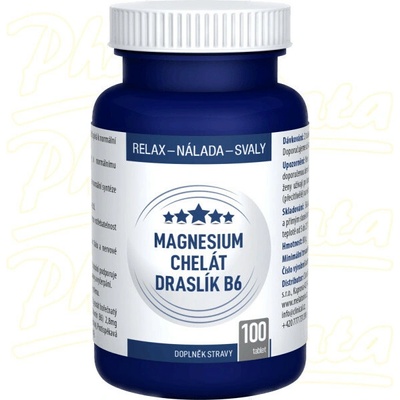 Clinical Magnesium chelát + Draslík B6 100 tablet