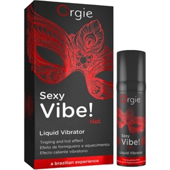 Orgie Течен вибратор "orgie sexy vibe" 15 мл Възбуждащ и загряващ ефект