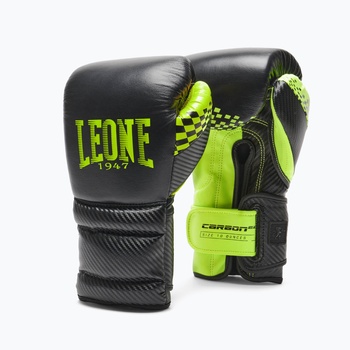 LEONE 1947 Leone Carbon22 черно-зелени боксови ръкавици GN222