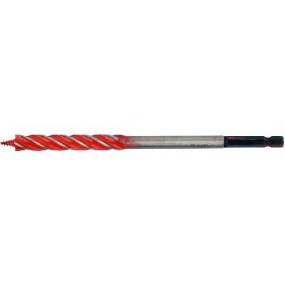 YATO Vrták do dreva 10 x 165 mm HEX- 1/4" HRC 40-45 so 4 reznými hranami (YT-44680)