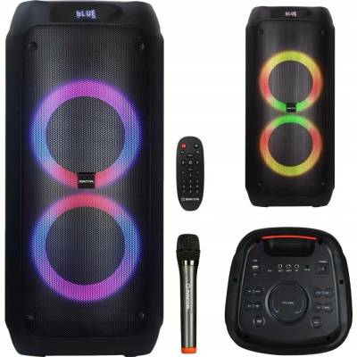 Přenosný karaoke reproduktor Manta ATTIS 120W AUX USB