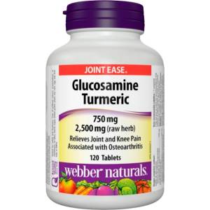 Webber Naturals Glucosamine Turmeric [120 Таблетки]