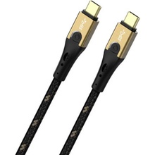 Oehlbach D1C9533 USB, USB 3.2 Gen2 (USB 3.1 Gen2) USB-C ™ zástrčka, USB-C ™ zástrčka, 3m, černý/zlatý