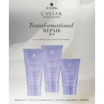 Alterna Caviar Anti Aging Transformational Repair šampon 40 ml + kondicionér 40 ml + maska 36 ml dárková sada