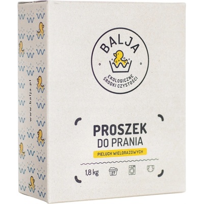 BALJA Prací prášek na látkové pleny Ekologický Přírodní 27 PD