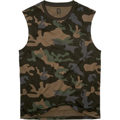 Brandit Sleeveless Shirt darkcamo