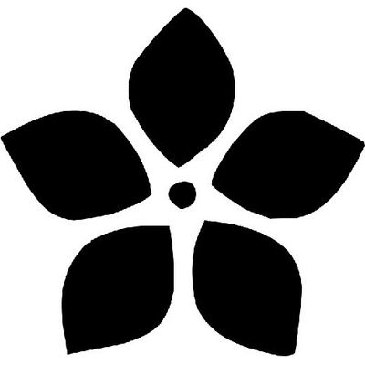 Artemiss Kvet plastová šablóna 1 A 6,5cm x 9 cm