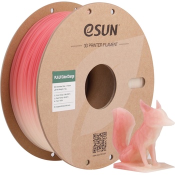 eSUN PLA-UV Color Change Red - 1, 75 mm / 1000 g (PLA-UV-CC175UV-R1P1)