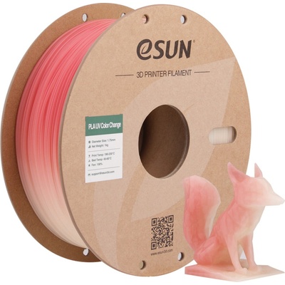 eSUN PLA-UV Color Change Red - 1, 75 mm / 1000 g (PLA-UV-CC175UV-R1P1)