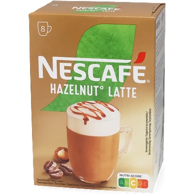 NESCAFÉ | Hazelnut Latte - 8 стика с разтворимо кафе