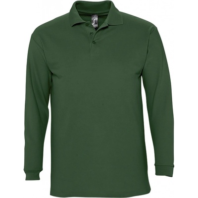 Soľs Winter Ii pánska polokošeľa s dlhým rukávom golf green