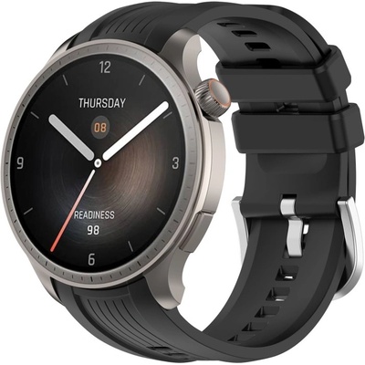 PROTEMIO SILICONE Vymeniteľný remienok pre Amazfit Balance čierny 85689