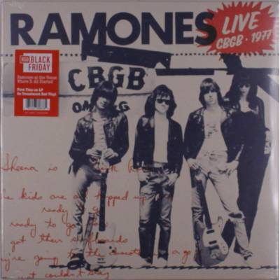 Ramones - Live At CBGB,1977 RSD 025 Red Vinyl 2 LP
