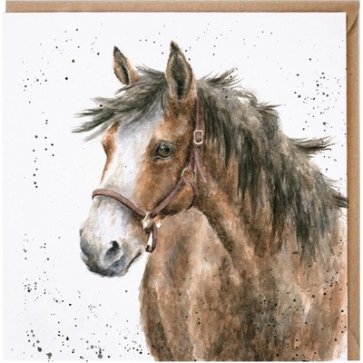 Přání "Spirit", 15x15 cm - Kůň