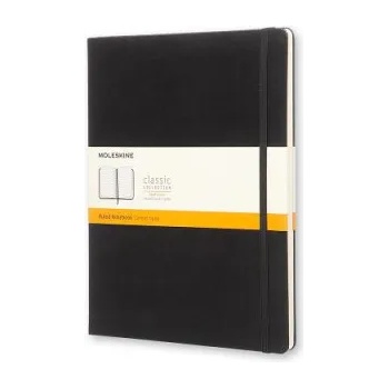 Moleskine srl Moleskine Extra Large Ruled Notebook Hard Black | Moleskine